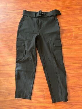 Banana Republic Black Cargo Trousers with Belt